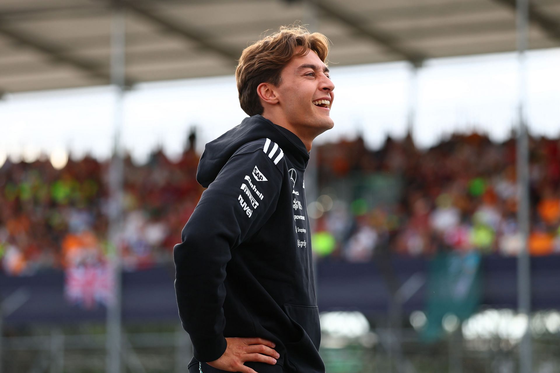 George Russell ahead of the F1 Grand Prix of Great Britain. Source: Getty